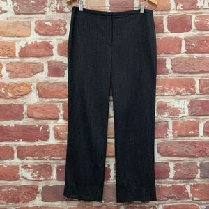 Tahari Pants Women's Size 8 Gray Straight Leg Office Work Trousers